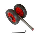 Doppel Vorderräder mit Gabel